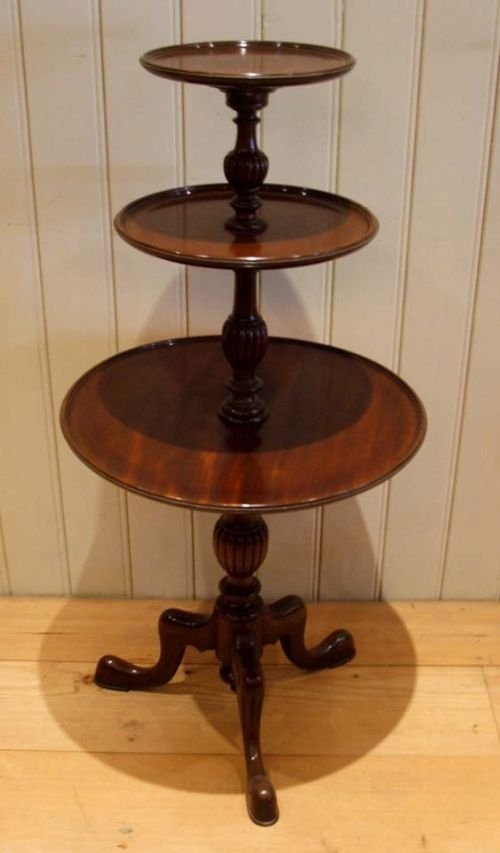 Edwardian Mahogany Dumb Waiter